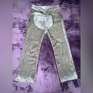 ACNE STUDIOS Trompe Loeil Chaps Jeans